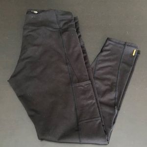 Black Lucy Leggings / Tights - Size Medium - SO MANY POCKETS and Reflective trim